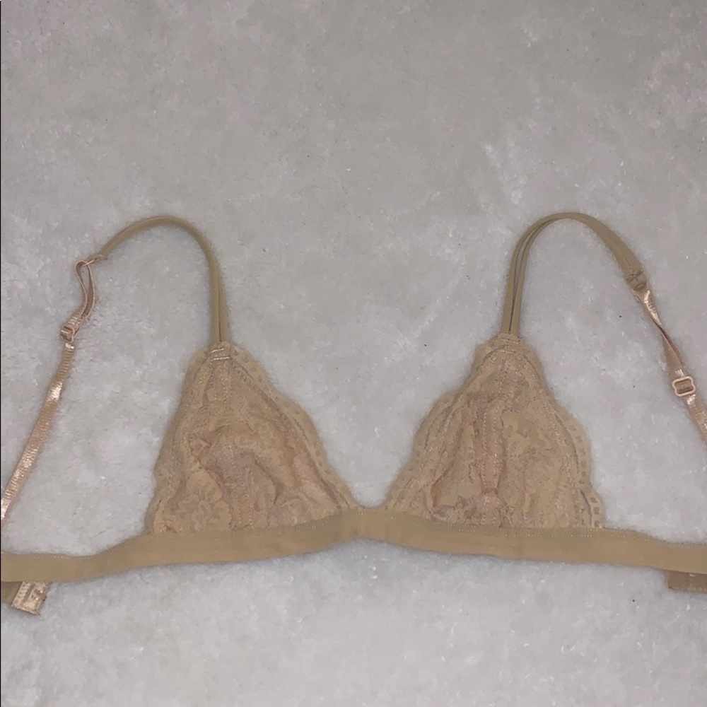 Brandy Melville Nude Lace Bralette